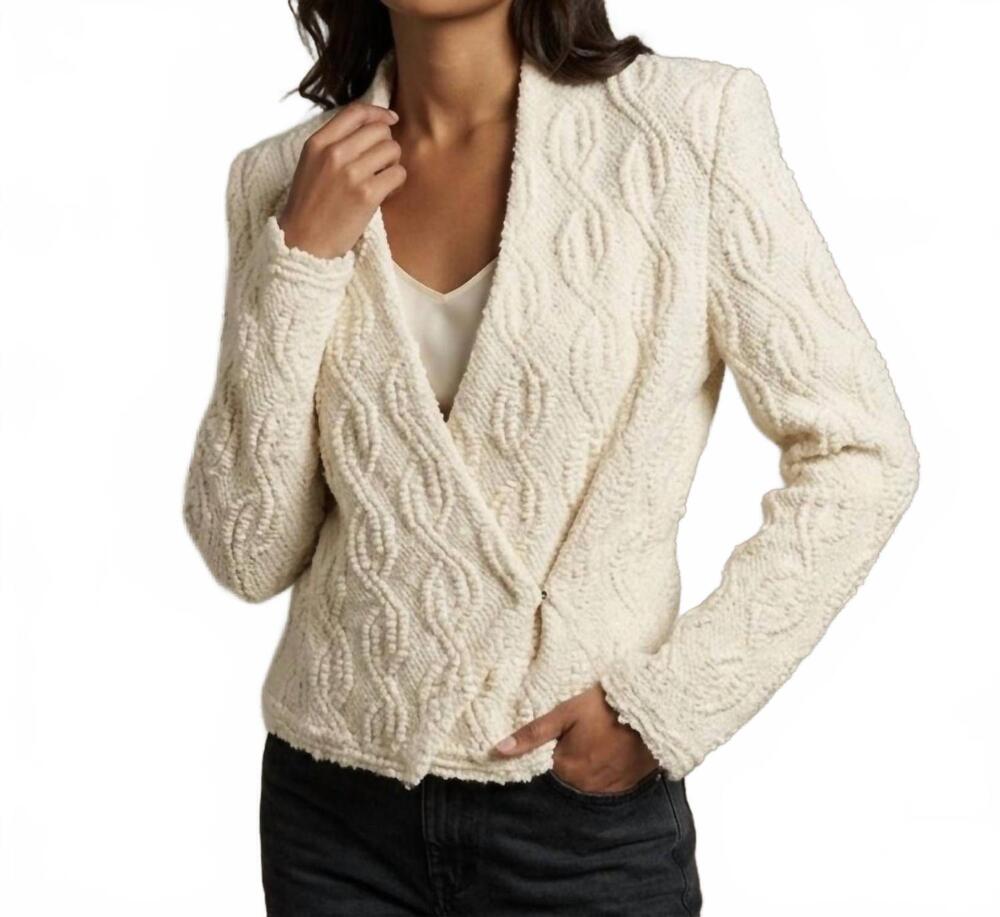 NEW ISABEL MARANT sweater jacket in ecru